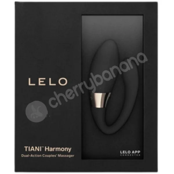 Lelo Tiani Harmony Black Dual Action Couples App Controlled Massager