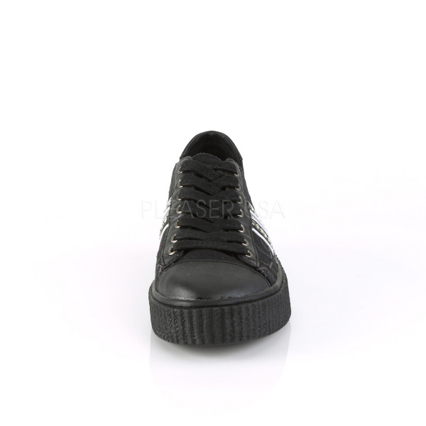 1 1/2 inches PF Round Toe Lace-Up Front Low Top Creeper Sneaker — image 10 of 16