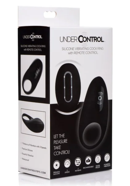 Under Control Vibrating Cock Ring With Remote Control