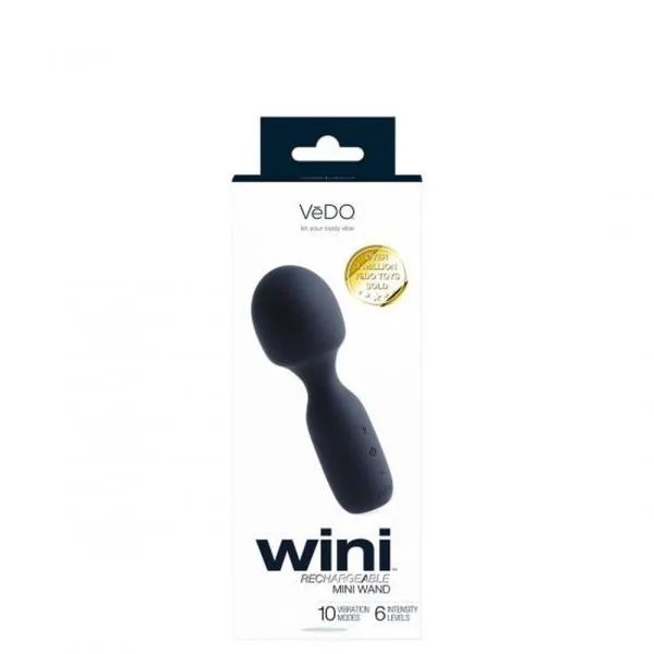 VeDO WINI Mini Vibrator Wand - Black — image 11 of 13