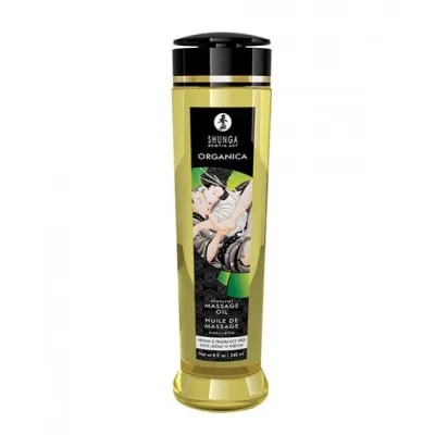 Shunga Organica Kissable Massage Oil 8 Oz Natural