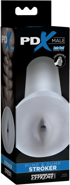 Pump and Dump Stroker Clear