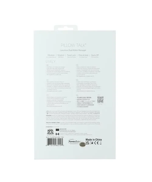 Pillow Talk Lively Dual Stimulator Teal — image 6 of 11