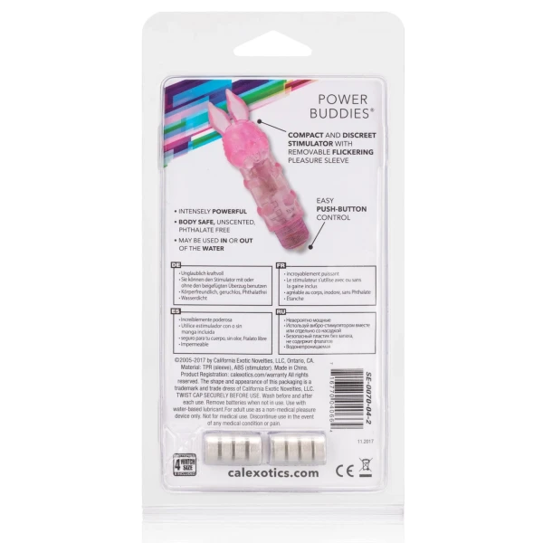 Waterproof Power Buddies Rabbit - Pink