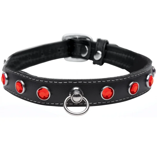 Master Series Fierce Vixen Leather Choker