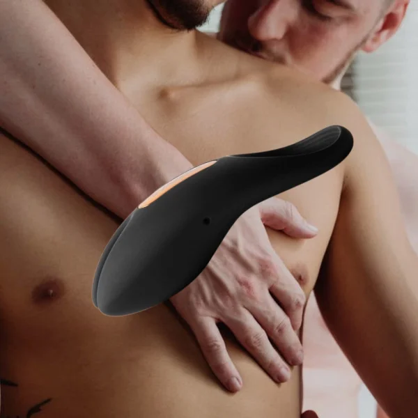 SVAKOM Winni 2 App Enabled Silicone Rechargeable Vibrating Cock Ring With Remote - Black