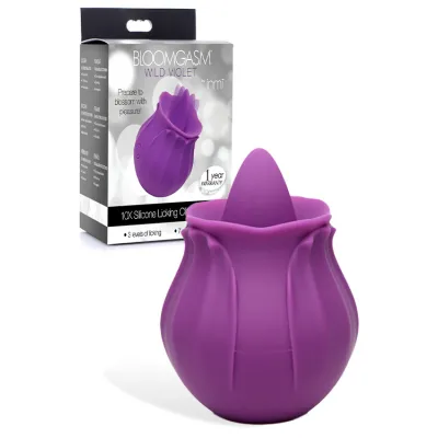 Inmi Bloomgasm Wild Violet 3 Clitoral Vibrator with Licking Tongue