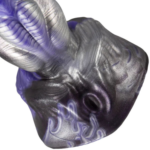 The Diabolus Demon 9" Silicone Dildo By Uberrime - Large, Lucifer Purple