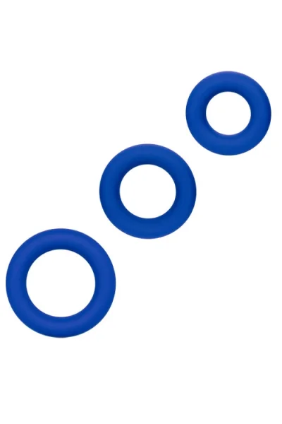 California Exotic Admiral Universal Silicone Cock Ring Set (3-pce)