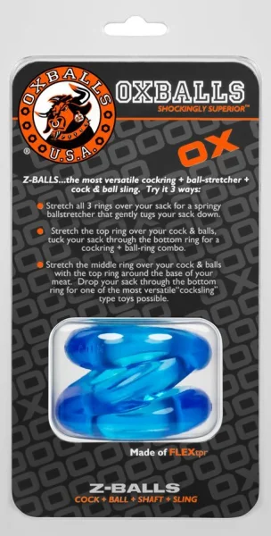 OxBalls Z-Balls Ballstretcher Ice Blue — image 4 of 4