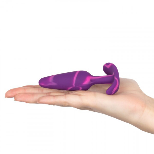 Mon Amour Purple Marble Silicone Butt Plug - 4, 4.8 or 5.8 Inch — image 4 of 6