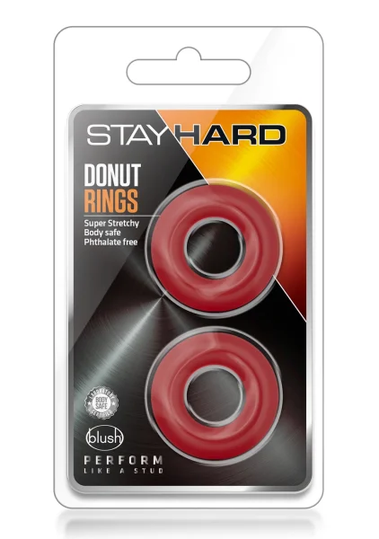 Stay Hard Donut Rings