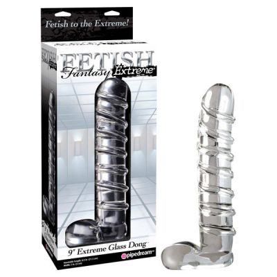 Glass Dong Clear 9In