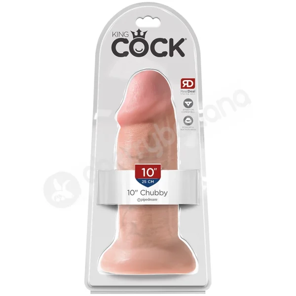 King Cock Flesh 10'' Chubby Dildo