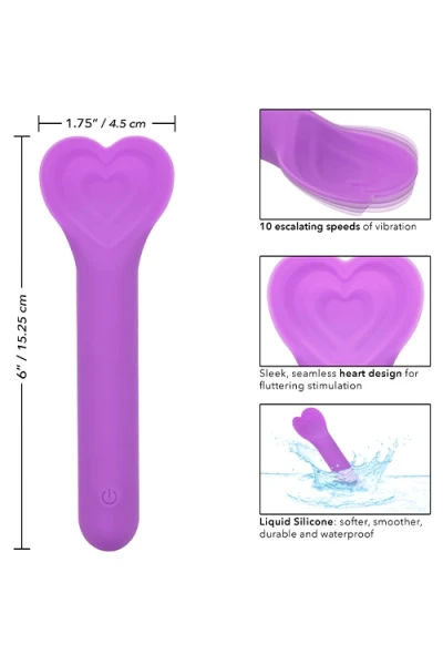 California Exotic Lover 6" Heart Fluttering Clitoral Stimulator