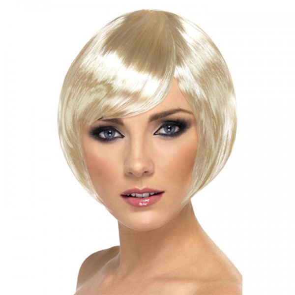 Sultry Blonde Bob Side Fringe Wig