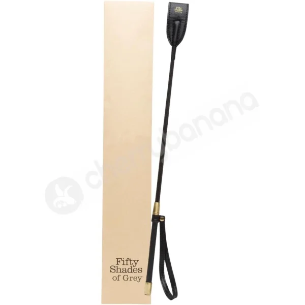 Fifty Shades Of Grey Bound To You Riding Faux Leather Black Crop