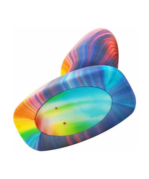 B-Vibe rimming plug peace & love tie-dye