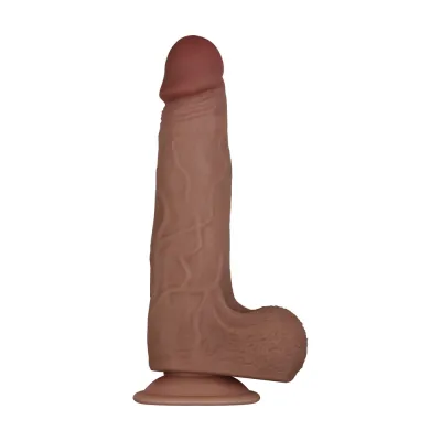 Evolved Real Flex Skin Poseable Inch Dildo Flesh Brown