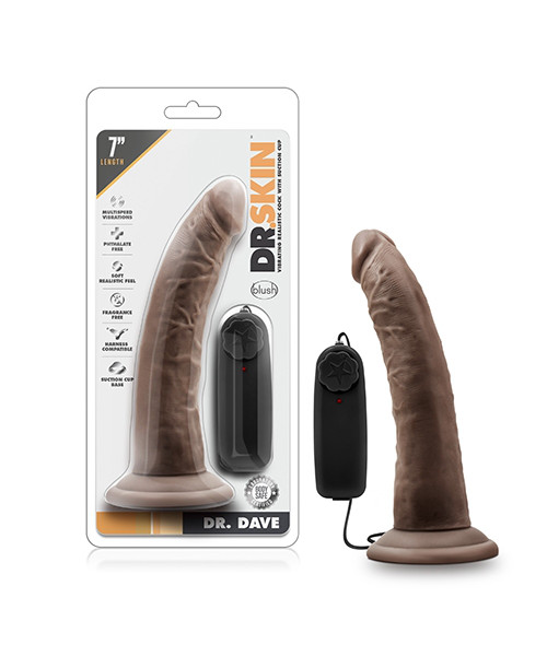 Dr. Skin - Dr. Dave - Vibrating Cock with Suction Cup