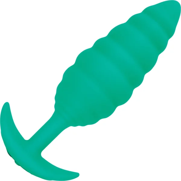 B-vibe Twist Texture Plug Green