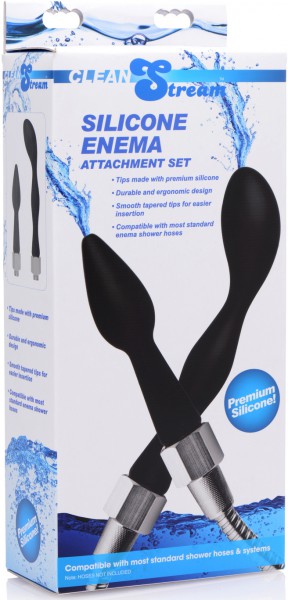 Silicone Enema Attachment Set