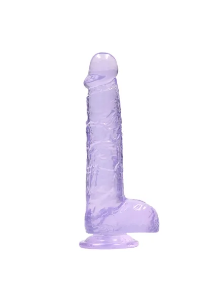 RealRock Crystal Clear - Realistic Dildo with Balls