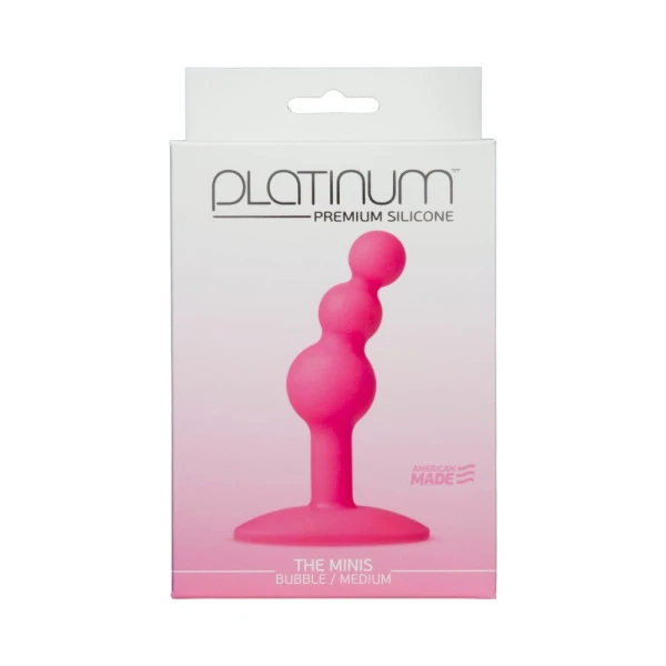 Platinum The Minis Bubble Anal Plug Medium — image 14 of 14