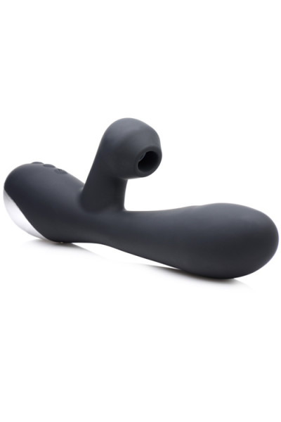 Inmi Shegasm 8.75" Come-Hither Rabbit Vibrator With Suction