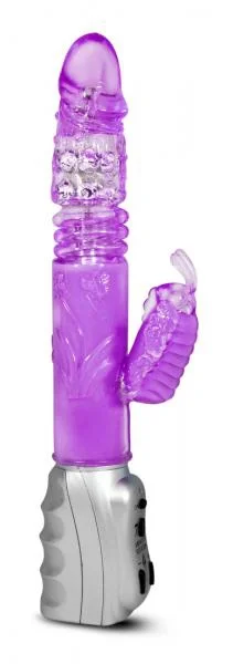 Butterfly Stroker Thrusting Vibrator Purple — image 6 of 8