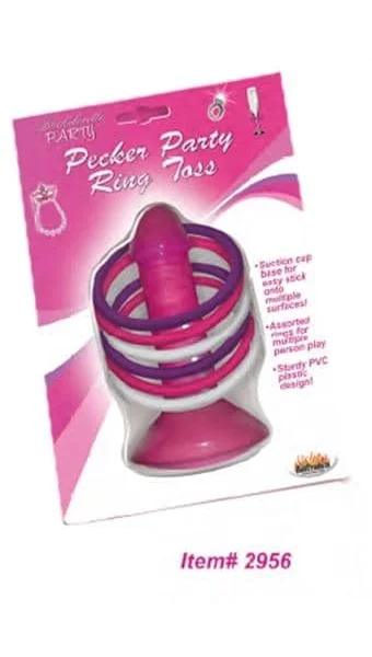 Pink Pecker Party Ring Toss