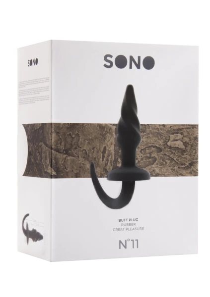 Sono No.11 - Butt Plug - 6 Inch - Black