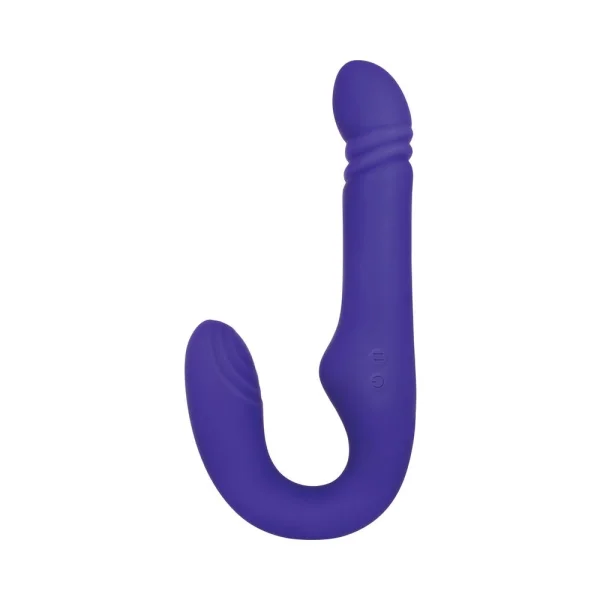 A&e Eve's Ultimate Thrusting Strapless Strap-on Silicone Rechargeable Purple — image 6 of 11