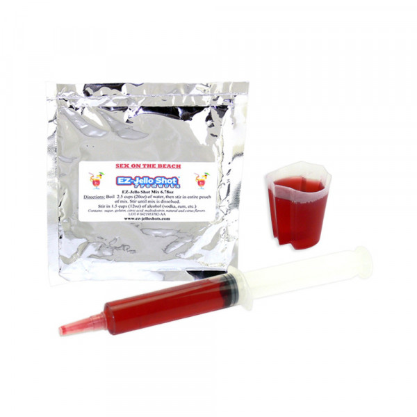 Ez-jello Shot Mixes: Sex On The Beach