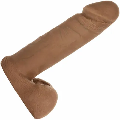 Doc Johnson Vac U Lock 6 UR3 Realistic Cock Caramel