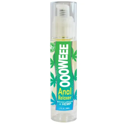 Ooowee Anal Relaxing Lubricant w Hemp Seed Oil 1 7 oz