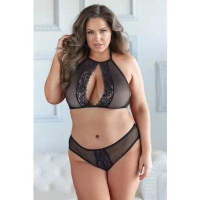 Allure Elise Halter And Panty Set