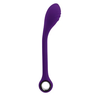 G Spot Vibrators Playboy Spot On Rechargeable Posable Silicone G spot Vibrator Acai
