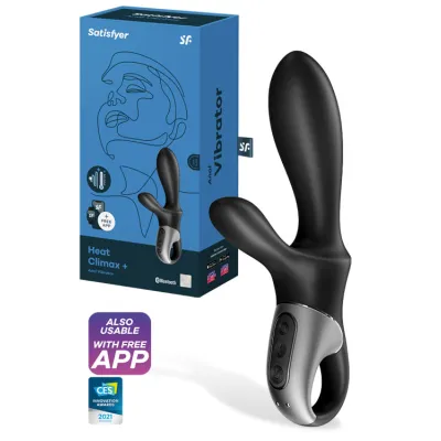 Satisfyer Heat Climax Plus 8 1 Anal Rabbit Vibrator with App Control