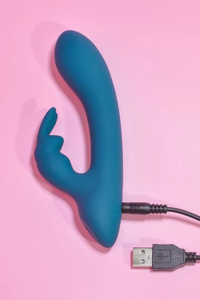 Playboy Lil Rabbit 5.7" Rabbit Vibrator with Clitoral Tickler