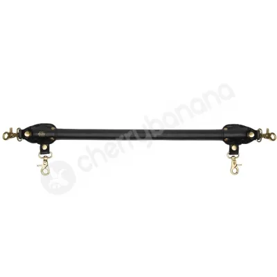 Fifty Shades Of Grey Bound To You Faux Leather Black Gold Spreader Bar