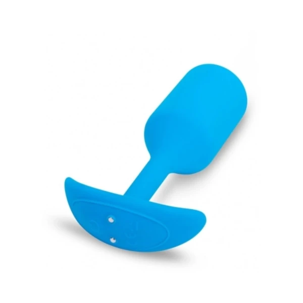 B-vibe Vibrating Snug Plug 3 Blue