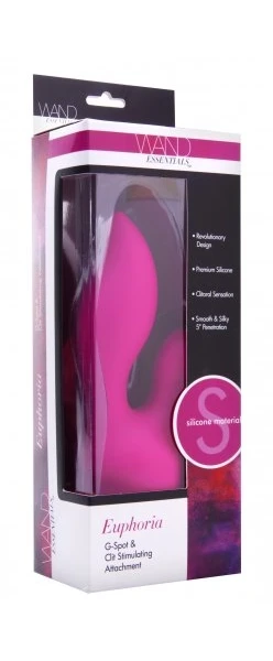 Euphoria G-Spot and Clit Stimulating Wand Massager Attachment by Wand Essentials