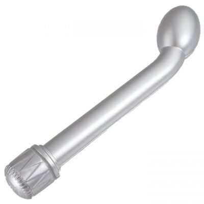 Bondara Silver Slim G Spot Wand Vibrator