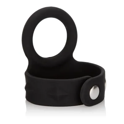 Silicone Tri Snap Scrotum Support Ring Large