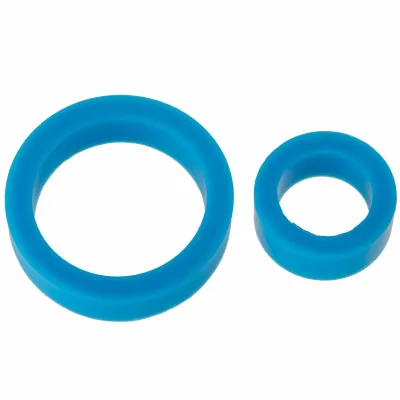 Titanmen Cock Ring Silicone Double Pk Bl