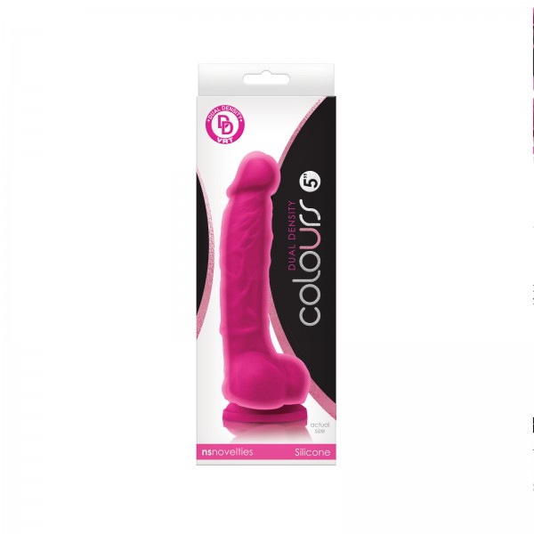 5" Dual Density Cock + Balls