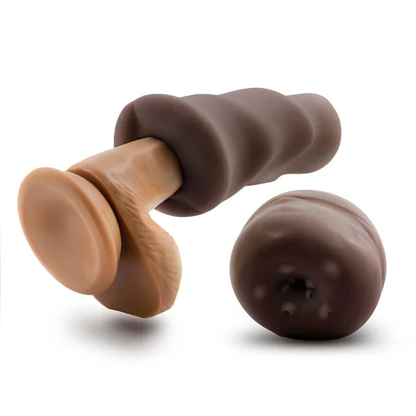 Hot Chocolate Nicole's Rear Black Anal Masturbator by Blush Novelties — image 6 of 8