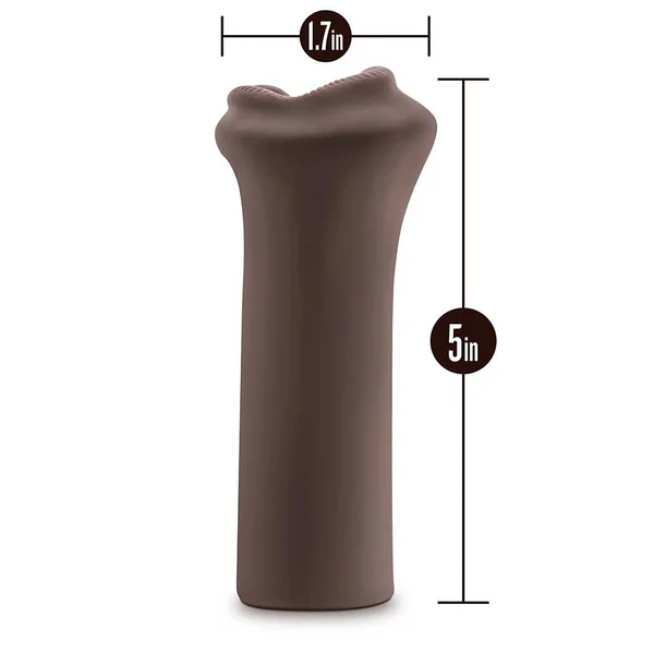 Hot Chocolate Naughty Nicole Black Oral Masturbator by Blush Novelties — image 5 of 6