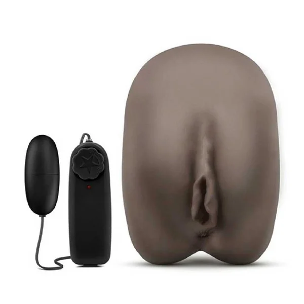 Hot Chocolate Erin the Enchantress Black Vibrating Realistic Vagina Masturbator by Blush Novelties — image 3 of 5